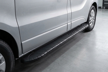 Renault Trafic 2001–2015 Side Steps Bosphorus Black (2 pcs, Aluminum) photo 1