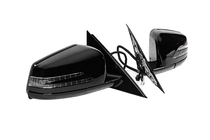 Mercedes S-class W221 2005-2013 Side mirrors facelift (2 pcs, black) photo 3