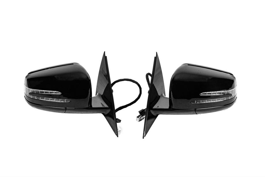 Mercedes S-class W221 2005-2013 Side mirrors facelift (2 pcs, black) Image
