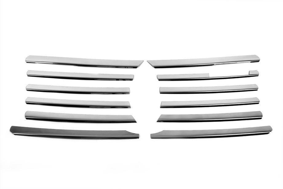 Mercedes Sprinter W901/902/903/904/905 1995–2006 Chrome Grille Covers (1995-2000, 12 pcs, Stainless Steel) Photo 5