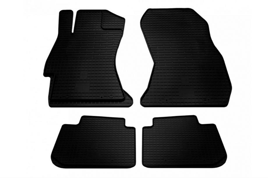 VAZ 2110-21115 1995-2015 Rubber floor mats for 2110-2112 (4 pcs, Stingray Premium) Image