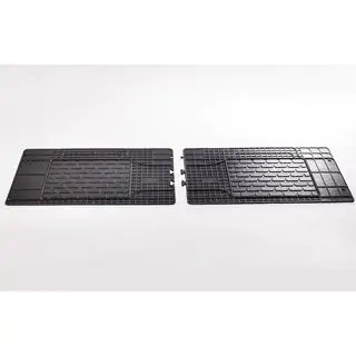 Rear Rubber Floor Mats (2 pcs, Stingray Premium) photo 3