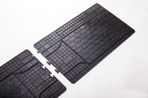 Renault Master 1998-2010 Rear Rubber Floor Mats (2 pcs, Stingray Premium) Premium - odorless rubber photo 5