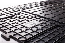 Renault Master 1998-2010 Rear Rubber Floor Mats (2 pcs, Stingray Premium) Premium - odorless rubber photo 6