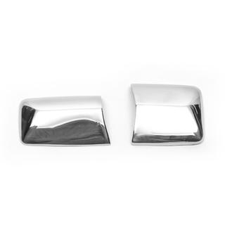Mirror Covers (2 pcs, Stainless Steel) Mercedes E-class W124 1984–1997 photo 4