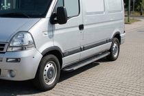 Nissan Interstar 2002-2010 Side Steps Duru (2 pcs, Aluminum) photo 1
