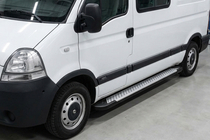Nissan Interstar 2002-2010 Side Steps Allmond (2 pcs, Aluminum) photo 1