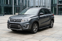 Suzuki Vitara 2015- Side Steps Allmond Black (2 pcs, Aluminum) photo 1