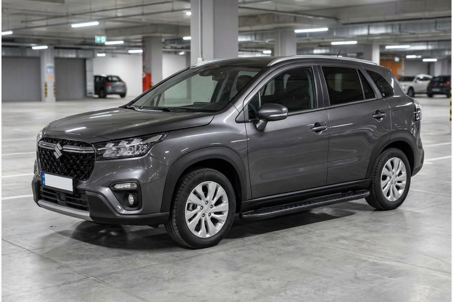 Suzuki Vitara 2015- Side Steps Bosphorus Black (2 pcs, Aluminum) Image