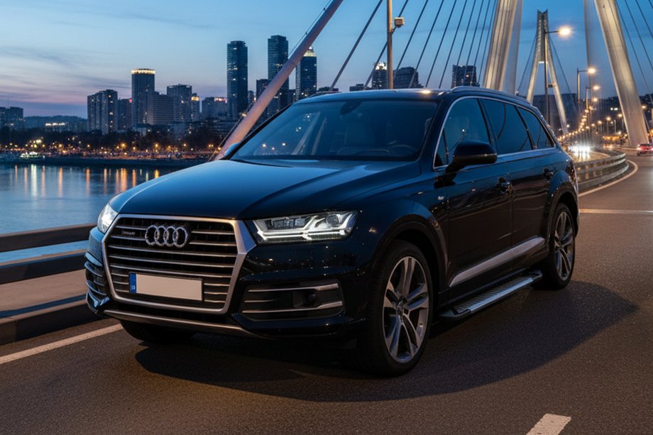 Audi Q7 2015–2026 Side Steps Line (2 pcs, Aluminum) Image