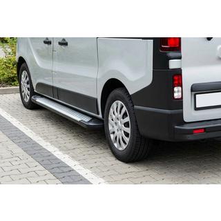 Side Steps Allmond Grey (2 pcs, Aluminum) Fiat Talento 2016- photo 1