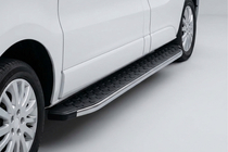 Opel Vivaro 2015-2019 Side Steps BlackLine (2 pcs, Aluminum) photo 1