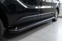 Renault Trafic 2015- Side Steps Allmond Black (2 pcs, Aluminum) photo 1