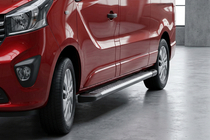 Renault Trafic 2015- Side Steps Line (2 pcs, Aluminum) photo 1