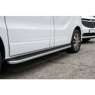 Side Steps Tayga Grey (2 pcs, Aluminum) Renault Trafic 2015- photo 1