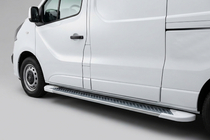 Renault Trafic 2015- Side Steps Allmond White (2 pcs, Aluminum) photo 1