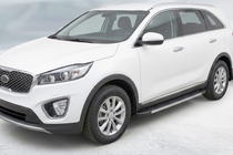 Kia Sorento III UM 2014-2020 Side Steps Duru (2 pcs, Aluminum) photo 1