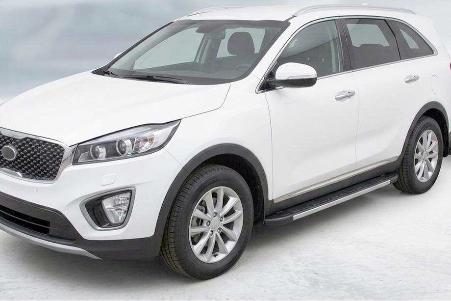 Kia Sorento III UM 2014-2020 Side Steps Duru (2 pcs, Aluminum) Image