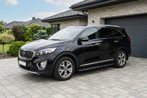 Kia Sorento III UM 2014-2020 Side Steps Bosphorus Black (2 pcs, Aluminum) photo 1