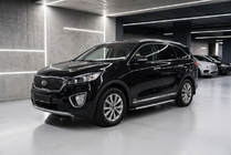Kia Sorento III UM 2014-2020 Side Steps Bosphorus Grey (2 pcs, Aluminum) photo 1