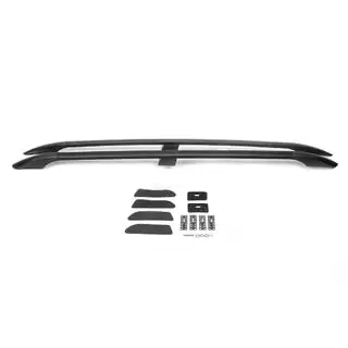 Black Roof Rails (Plastic Feet, Adhesive Mounting) Kia Soul II 2013-2018 photo 2