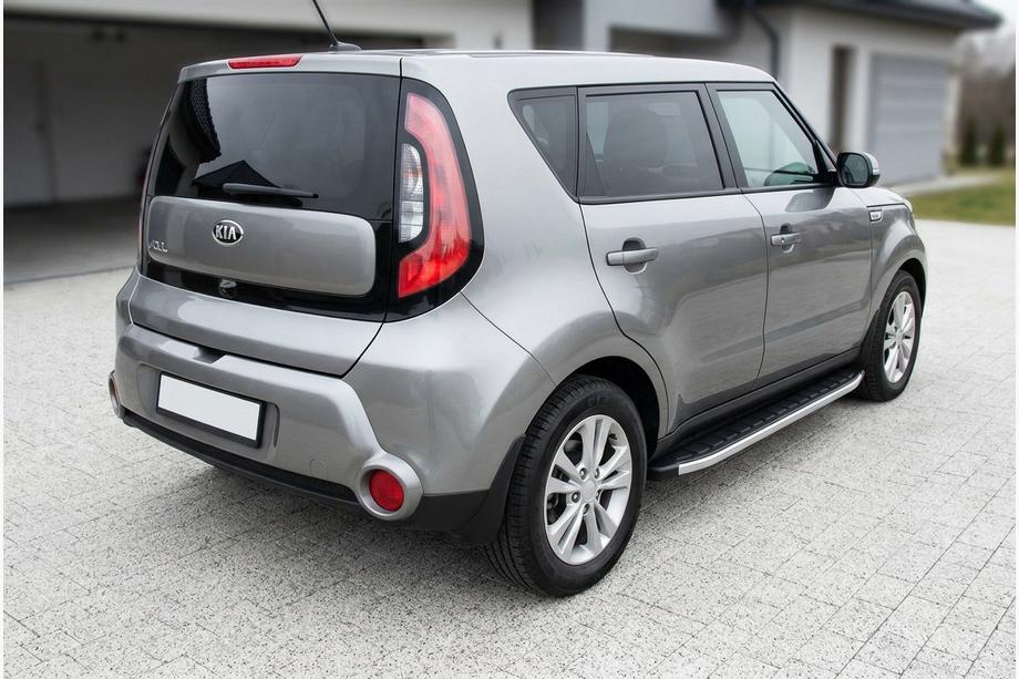 Kia Soul II 2013-2018 Side Steps Fullmond (2 pcs, aluminum) Image