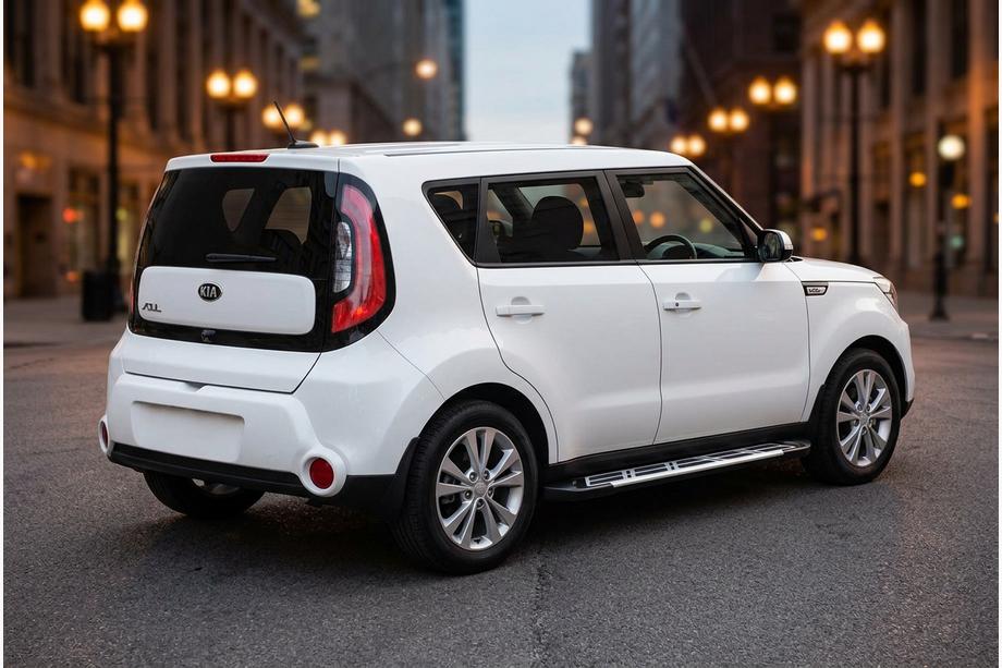 Kia Soul II 2013-2018 Side Steps Sunrise (2 pcs, Aluminum) Photo 1