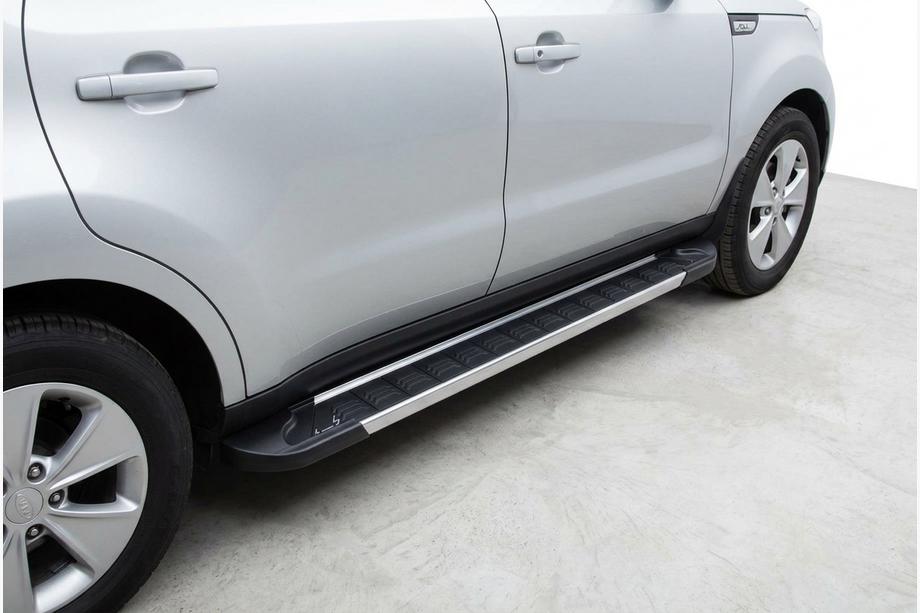 Kia Soul II 2013-2018 Side Steps RedLine V1 (2 pcs, Aluminum) Photo 1