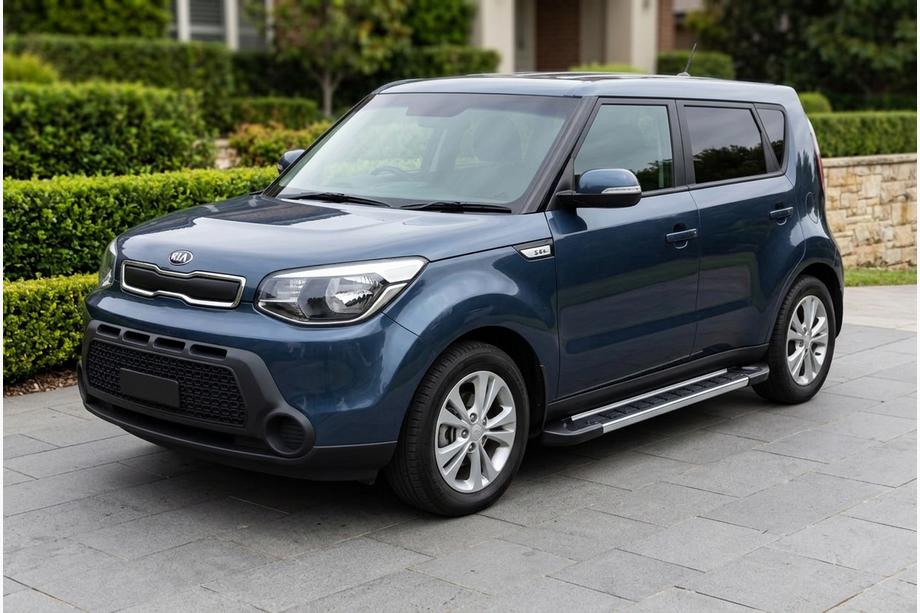 Kia Soul II 2013-2018 Side Steps Duru (2 pcs, Aluminum) Image