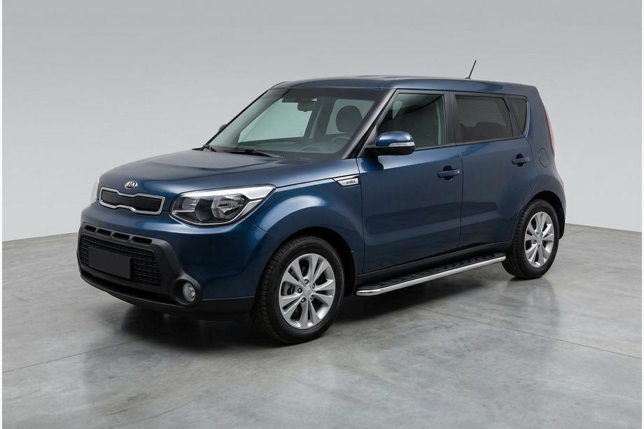 Kia Soul II 2013-2018 Side Steps Maydos V1 (2 pcs, Aluminum & Stainless Steel) Image