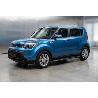 Side Steps Bosphorus Black (2 pcs, Aluminum) Kia Soul II 2013-2018 photo 1