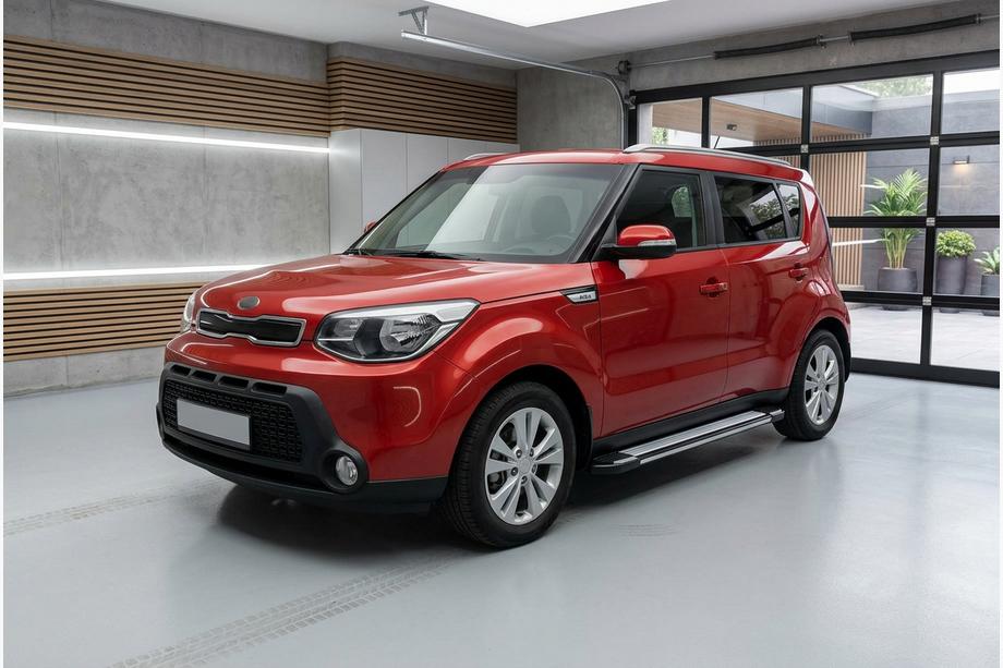 Kia Soul II 2013-2018 Side Steps Rainbow (2 pcs, Aluminum) Image