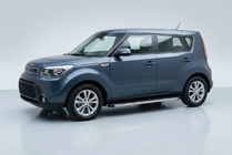 Kia Soul II 2013-2018 Side Steps BlackLine (2 pcs, Aluminum) photo 1
