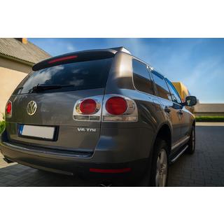 Chrome Tail Light Covers 2008-2011 (2 pcs, plastic) Volkswagen Touareg 2002–2010 photo 1