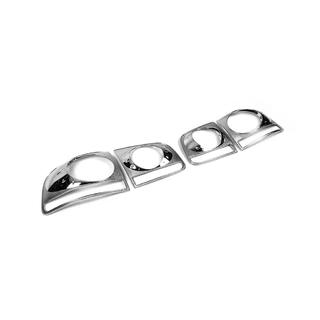Chrome Tail Light Covers 2008-2011 (2 pcs, plastic) Volkswagen Touareg 2002–2010 photo 4