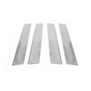 Chrome Door Pillar Covers (4 pcs, Stainless Steel) Nissan Qashqai 2014-2021 photo 4