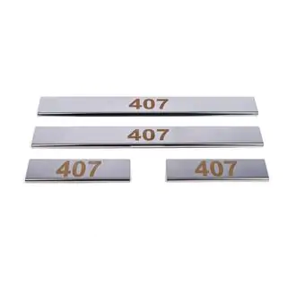Door Sill Protectors Carmos V1 Stainless Steel 4 pcs photo 2