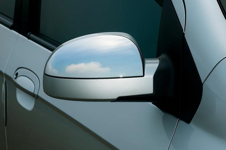 Hyundai Getz 2002- Mirror top covers (2 pcs, plastic) Photo 1
