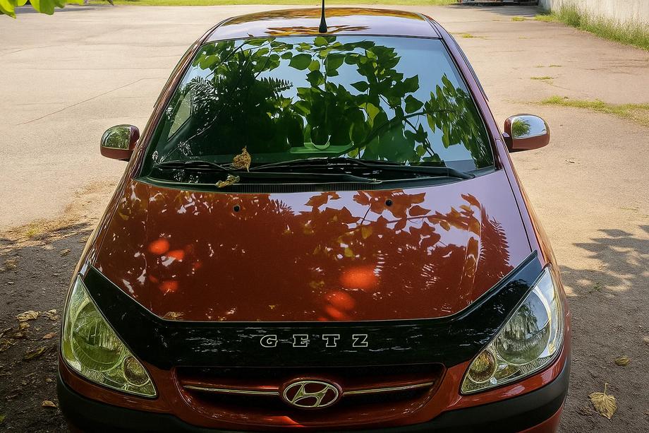 Hyundai Getz 2002- Mirror top covers (2 pcs, plastic) Photo 3