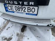 Dacia Duster 2008-2018 Rear bumper protector Carmos V1 with lip (stainless steel) photo 2