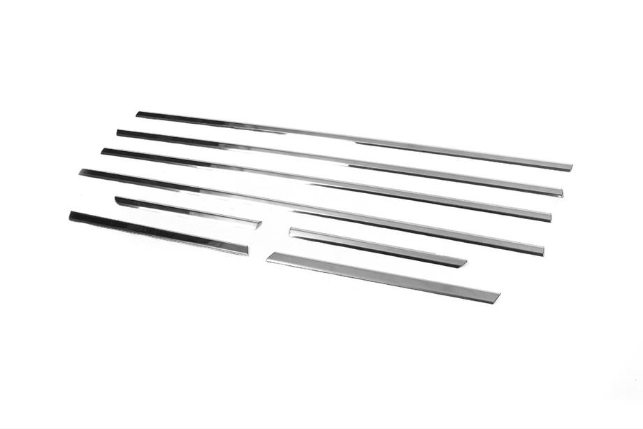 Mitsubishi Outlander 2006-2012 Window Trim Stainless Steel (8 pcs) Photo 2