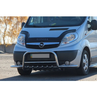 Bull Bar with Side Bars Exclusive (Stainless Steel) Renault Trafic 2001-2015 photo 4