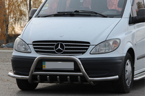 Mercedes Viano 2004-2014 Bull Bar WT003-Plus with Side Bars (Stainless Steel) photo 3