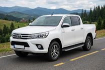 Toyota Hilux 2015- Side Steps Fullmond (2 pcs, Aluminum) photo 1
