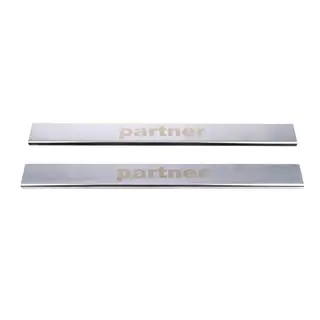 Door Sill Protectors V1 (Carmos, 2 pcs, Stainless Steel) photo 2