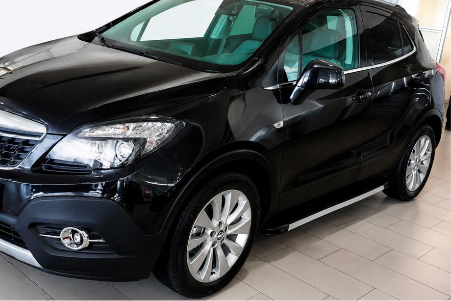 Opel Mokka 2012-2021 Side Steps Maya V1 (2 pcs, Aluminum) Photo 3