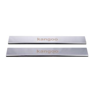 Carmos V1 Stainless Steel Door Sill Protectors Renault Kangoo 1998-2008 photo 3