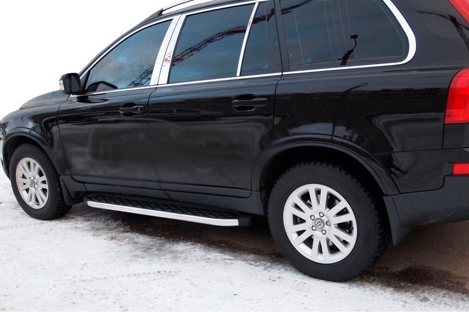 Volvo XC90 2002-2014 Side Steps BlackLine (2 pcs, Aluminum) Photo 1