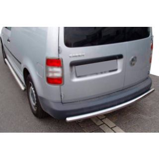 Rear bar (1 pc, stainless steel) Volkswagen Caddy 2004-2010 photo 2
