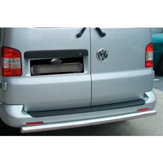 Rear bar (1 pc, stainless steel) Volkswagen Caddy 2004-2010 photo 1